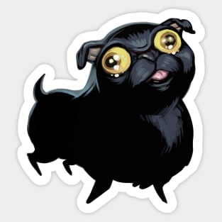 The Beauty of Pug Sticker